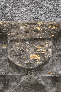 Chaunay, maison impasse de la Salle Sainte-Thérèse, armoirie du roi de France.