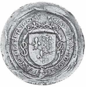 Sceau de la reine Claude de France (1515-1524).