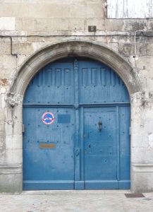 Hôtel particulier, Poitiers, 5 rue gambetta, portail d'entrée.