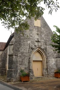 Curzay-sur-Vonne, église Saint-Martin, façade occidentale.