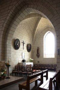 Naintré, église Saint-Vincent, chapelle est (intérieur).